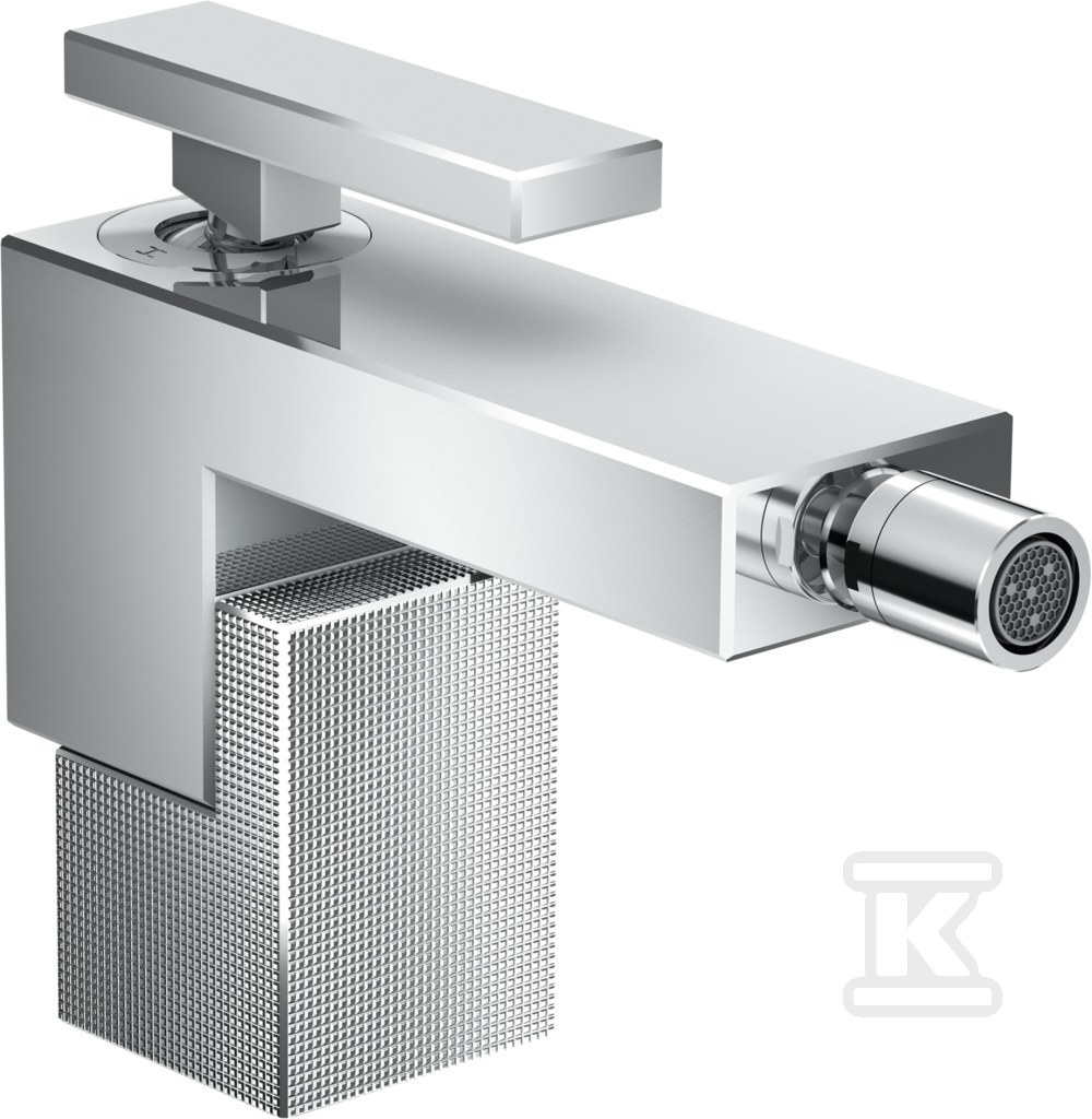 Bateria bidetowa AXOR Edge jednouchwytowa, szlif diamentowy chrom 46211000
