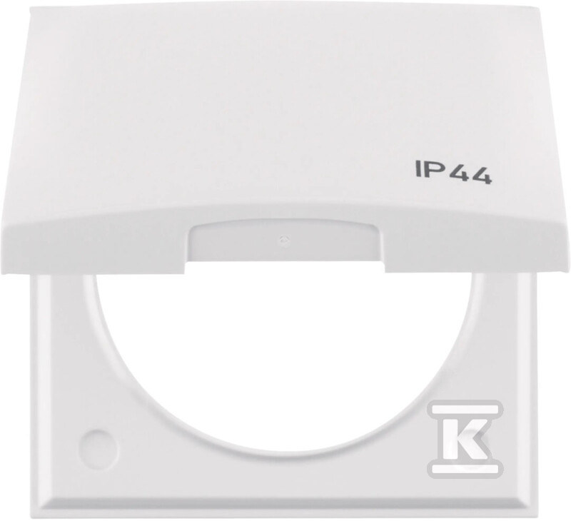 Ramka z pokrywą z nadrukiem „IP44” biały, INTEGRO FLOW 918282599