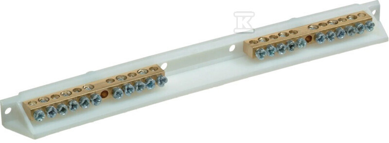 Wspornik z zaciskami PE/N 2×11 zacisków VZ724