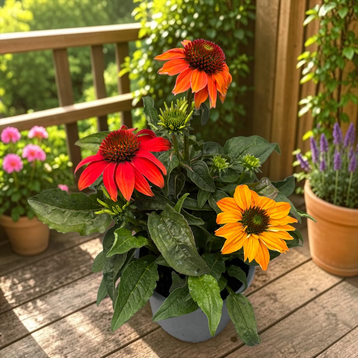 Echinacea purpurea 'Lakota Orange’