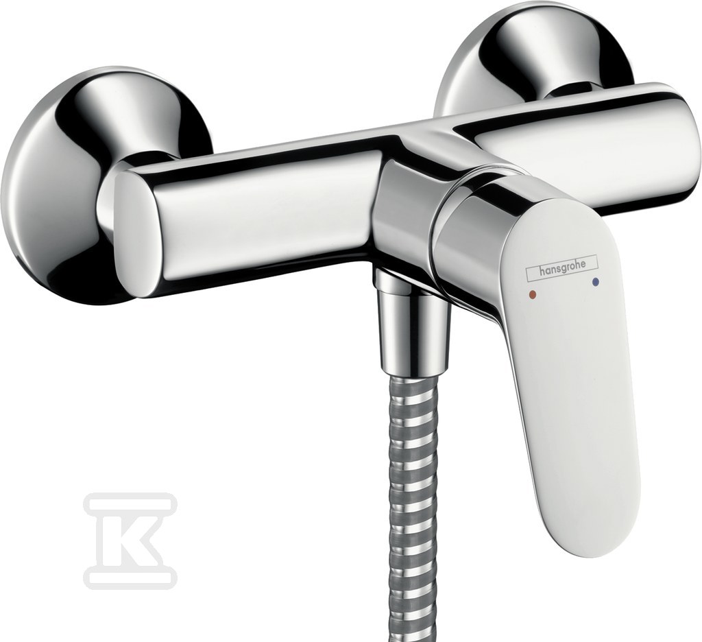 Bateria prysznicowa Hansgrohe Focus E2 Jednouchwytowa DN15, montaż natynkowy chrom 31960000