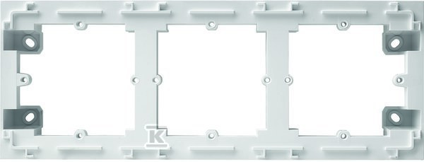 Adapter natynkowy 3-krotny, biały, LUMINA INTENSE WL5830