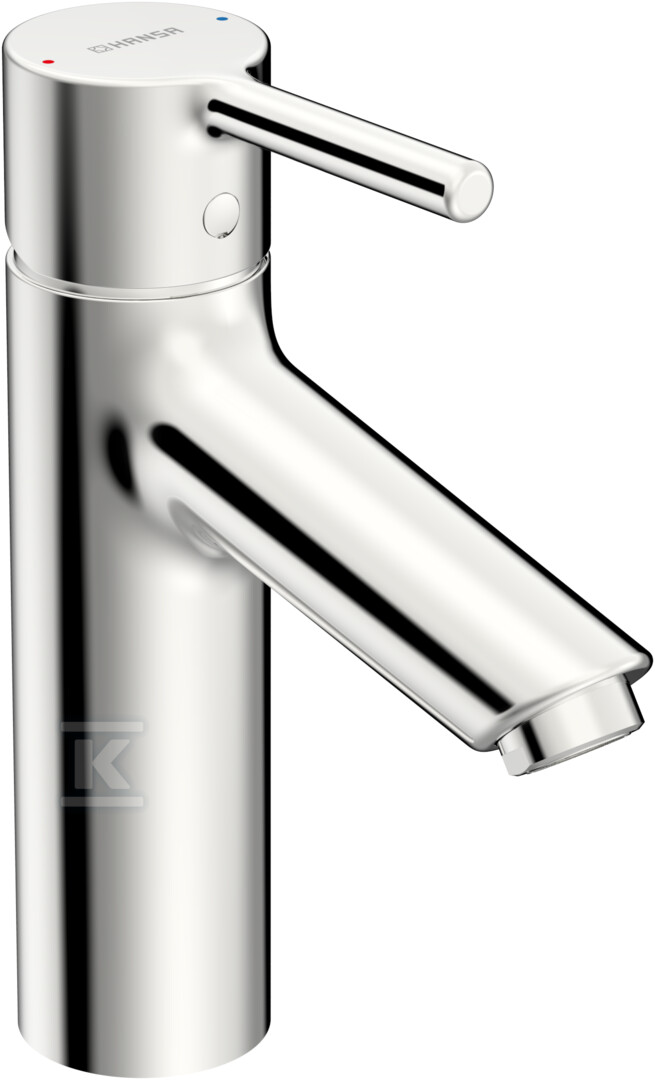 Bateria umywalkowa jednouchwytowa HANSAVANTIS ECO, zasięg: 114 mm, dźwignia z drążkiem, kolor: chrom 523722670005