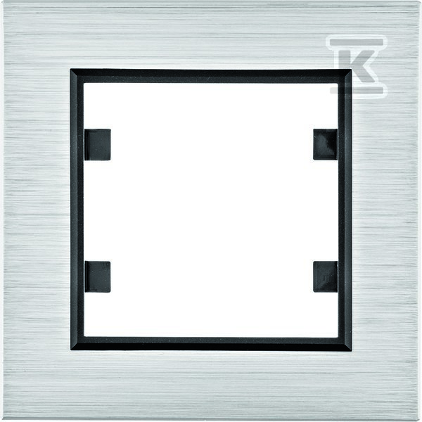 LUMINA Passion Ramka 1-krotna, aluminium srebrne WL9012