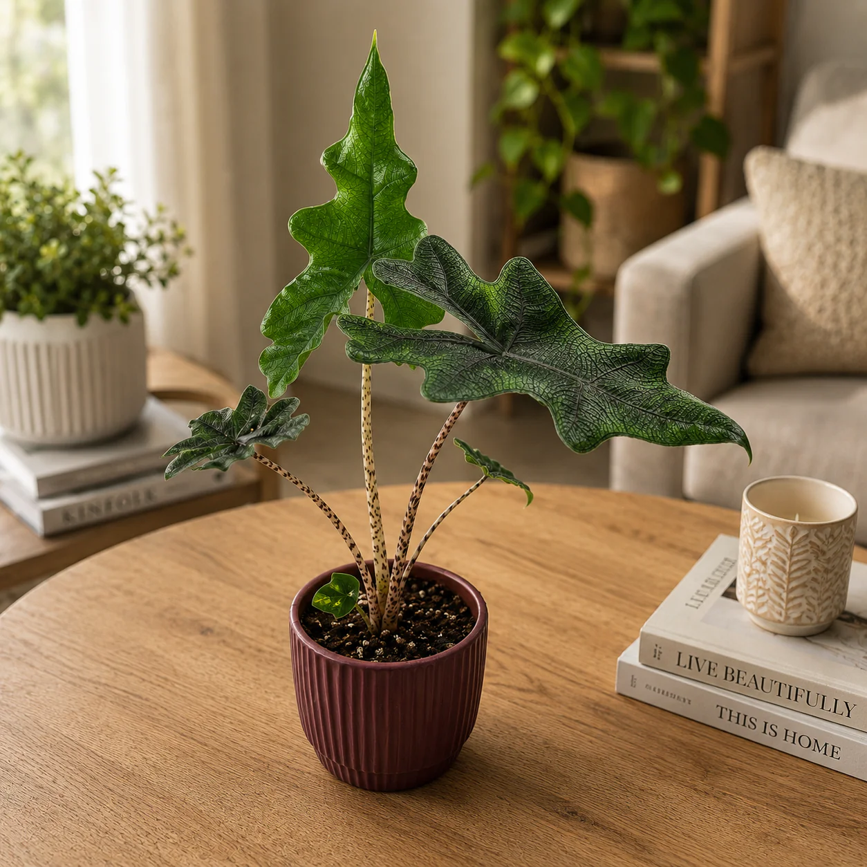 Alocasia 'Jacklyn’ (Alocasia Sulawesi, Tandurusa)