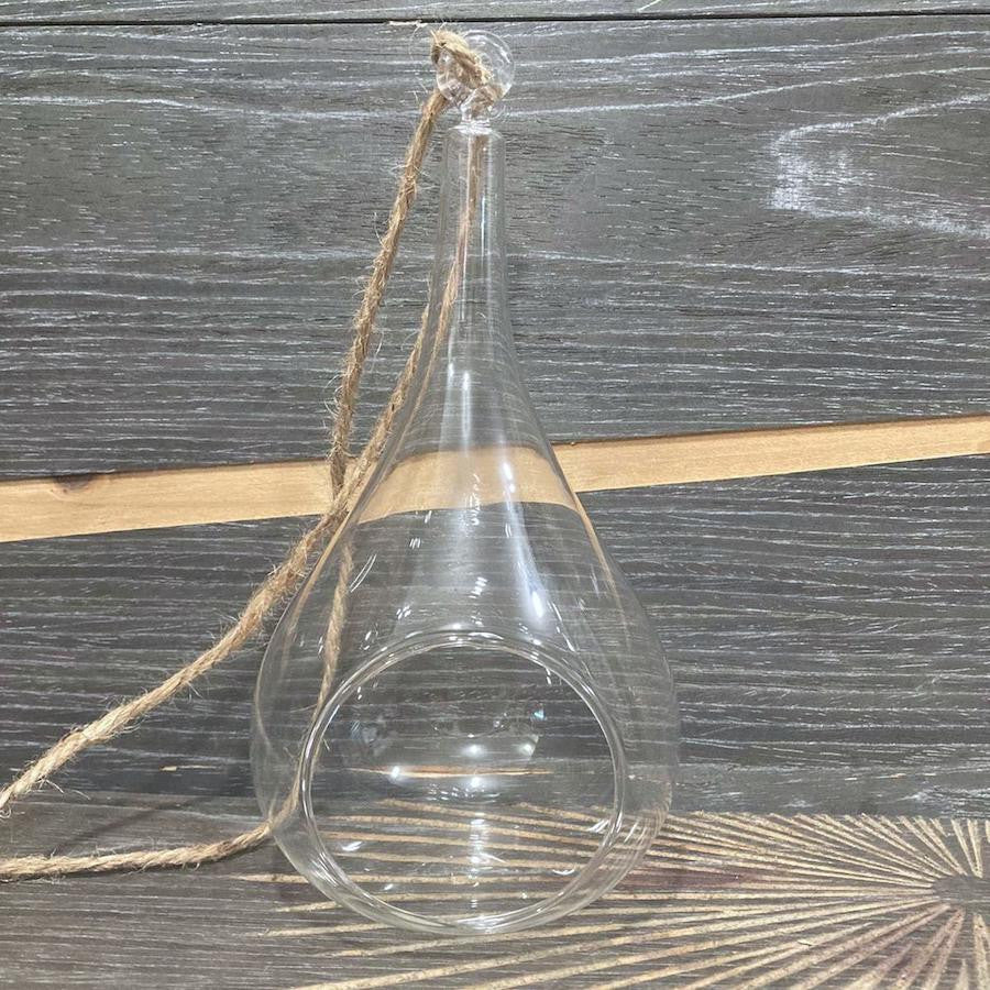 Vas sticla terrarium – forma de lacrima