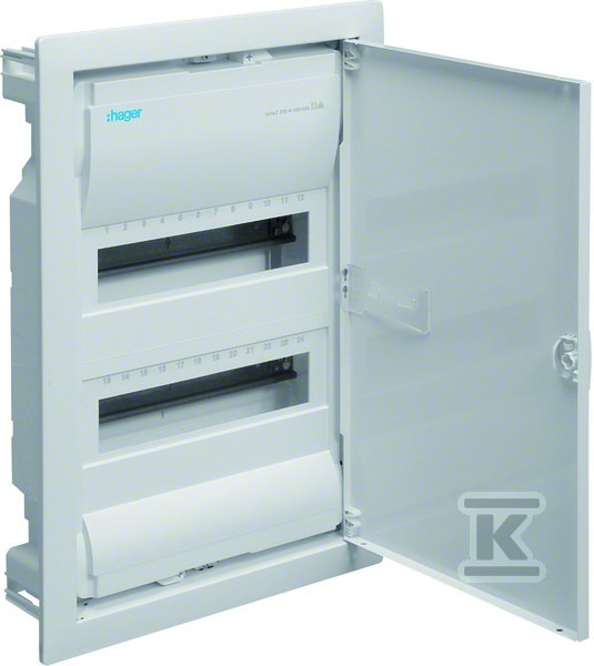 Rozdzielnica podtynkowa 2R/24M II kl IP30, QC, VDE VU24AT