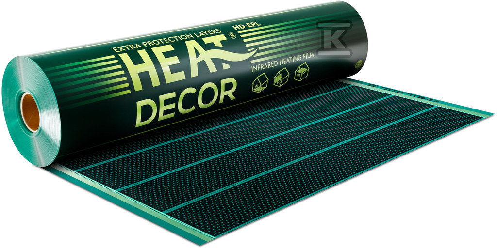 Folia grzewcza HD-EPL 140 W/m2 – szerokość 100 cm – 1 mb EPL140