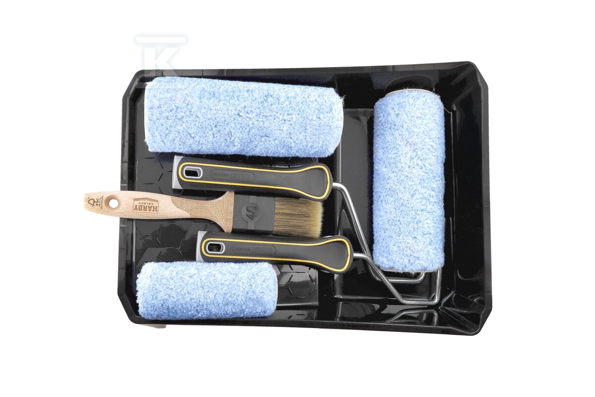 Zestaw malarski Hardy Select Micromix – Mała kuweta, Pędzel, 3 Wałki 0180-820000