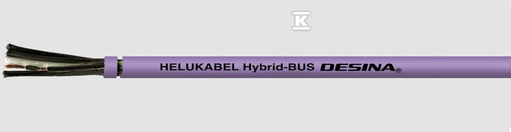 Przewód desina HYBRID-BUS 4×1,5+2XPOF żyły izolowaney tpm, opona TPU 81713