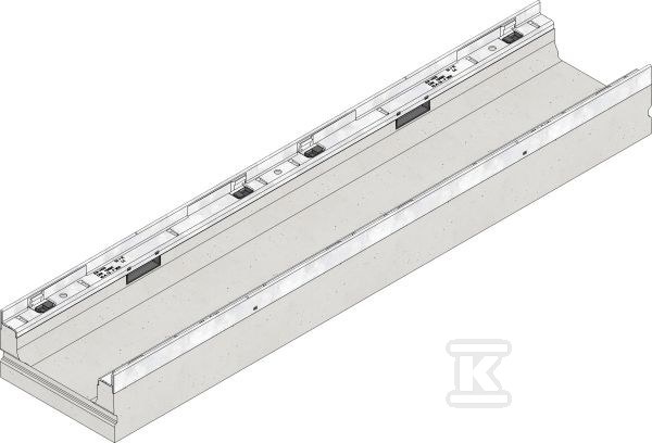 Korytko odwadniające FASERFIX KS+ 150 typ 110F, odcinek 1 metr 33312