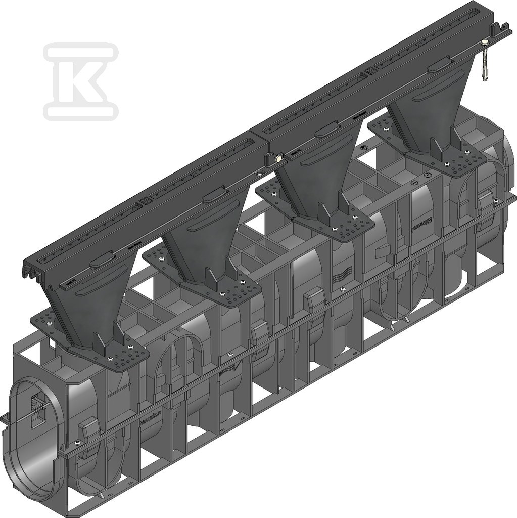 Kanał RECYFIX HICAP F 1200, szczelina 14 mm, kl. A15 – F900 13023