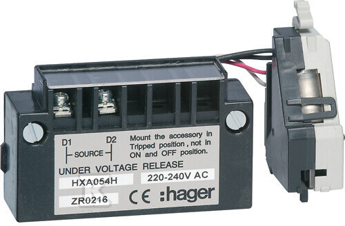 Wyzwalacz podnapięciowy zwłoczny x160-x250 220-240VAC HXA054H
