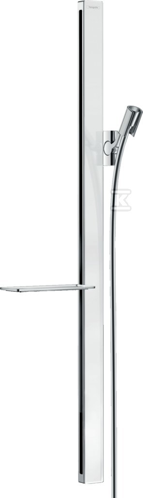 Drążek prysznicowy Unica E 90 cm z wężem biały/chrom 27640400