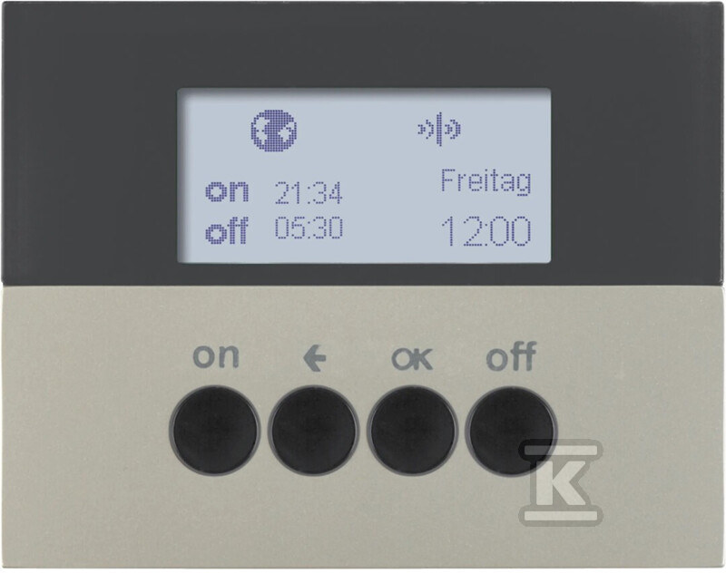 Łącznik czasowy, stal szlachetna, lakierowany, quicklink, K.5 KNX RF 85745273