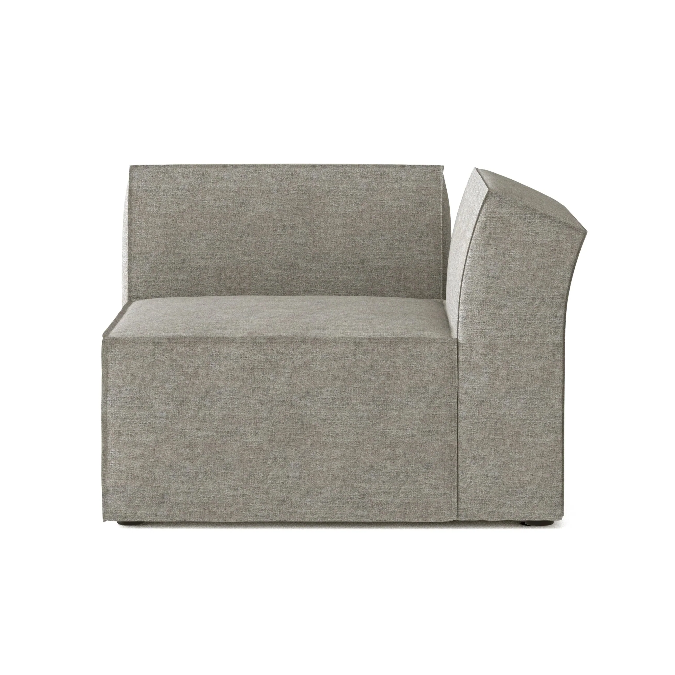 Sofa modułowa ANDO – moduł prawostronny szary