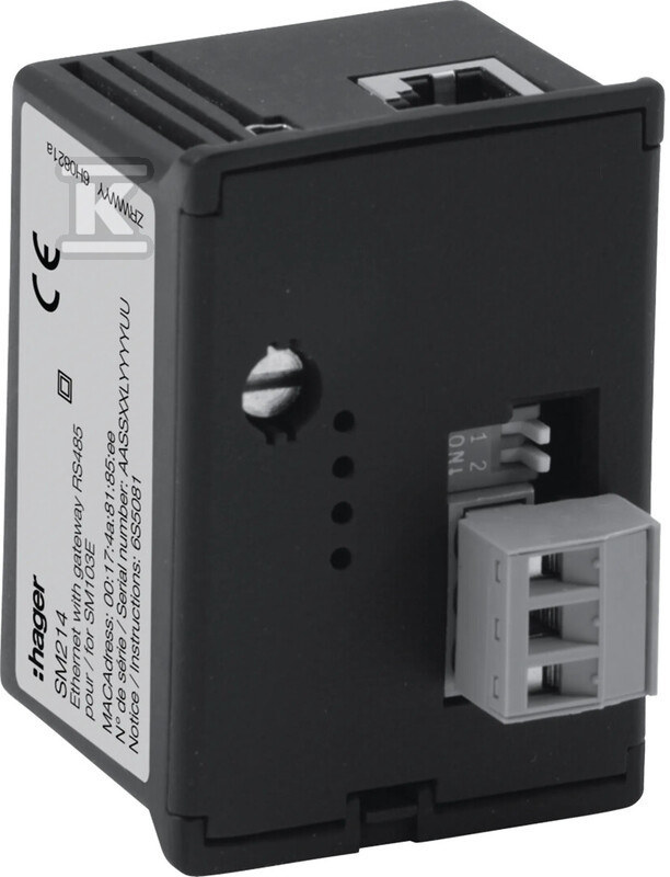 Moduł komunikacyjny RS485/Modbus i TCP/IP (Ethernet) SM103E SM214