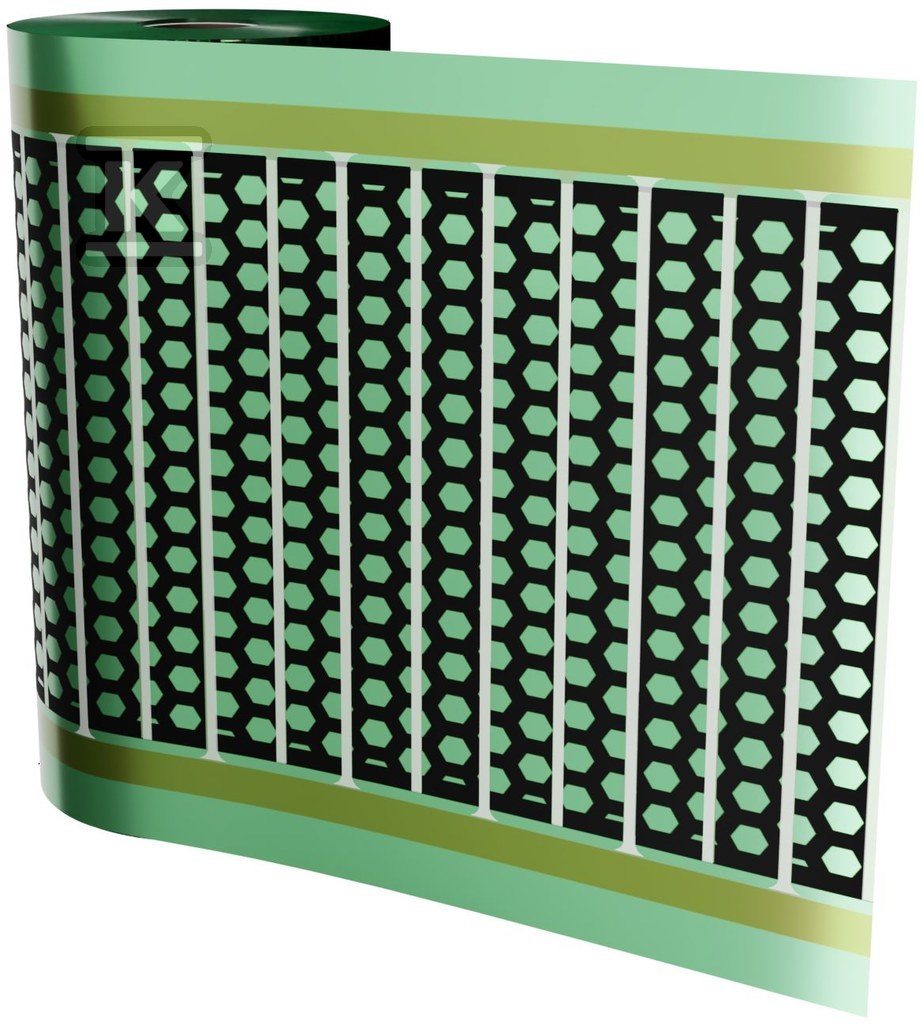 Folia grzewcza HD-GDC 140 W/m2 – szerokość 25 cm – rolka 100 mb GDC35.ROL