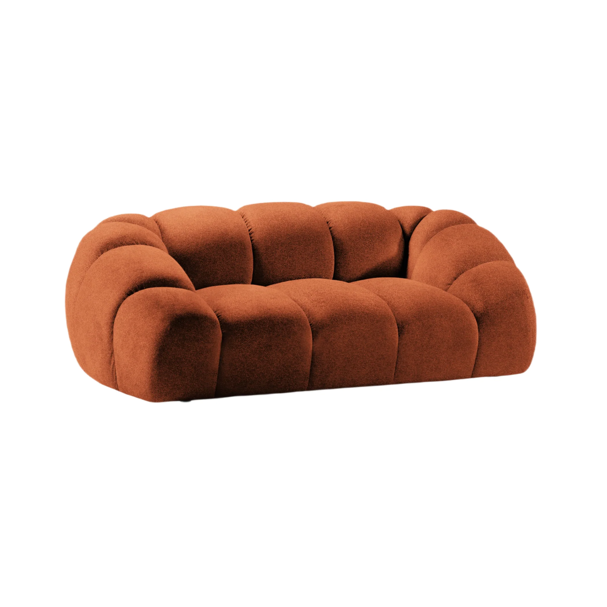 Sofa 2-osobowa DIANA terracotta szenil