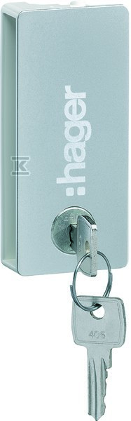 Zamek z kluczem 1242E do drzwi białych VZ310PVB
