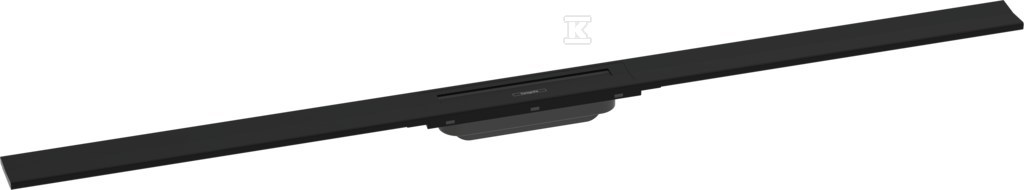 Element zewnętrzny odpływu RainDrain Flex 1200 – możliwość przycięcia, montaż w podłodze czarny mat 56047670