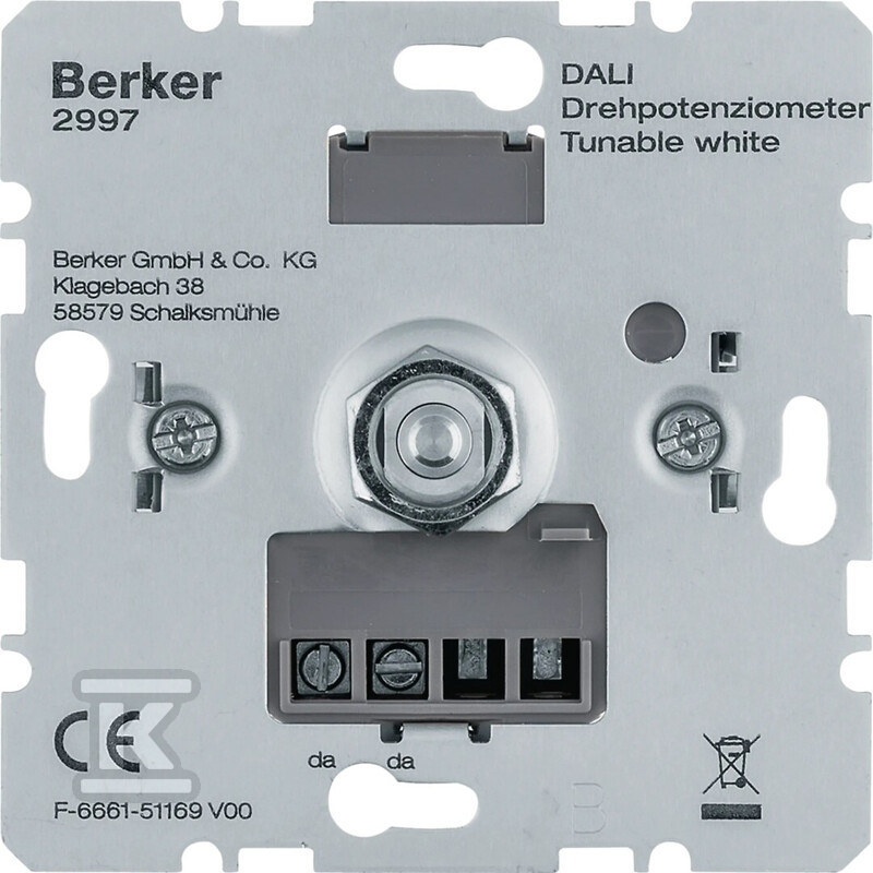 Potencjometr obrotowy DALI, Tunable White, ONE.PLATFORM 2997