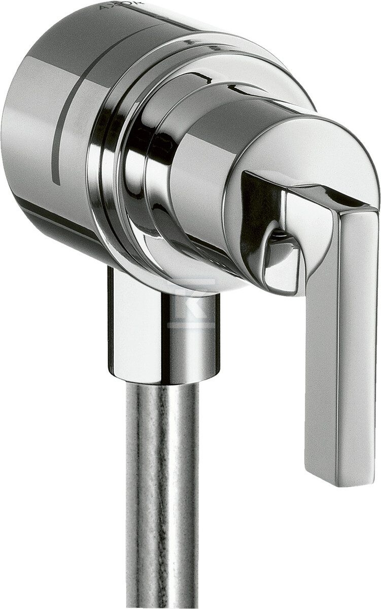 Zawór odcinający Hansgrohe Axor Citterio Fixfit Stop, montaż ścienny, z uchwytem jednoramiennym chrom 39882000