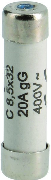 Wkładka bezpiecznikowa cylindryczna C 8, 5x32mm gG 20A 400VAC L8532C20