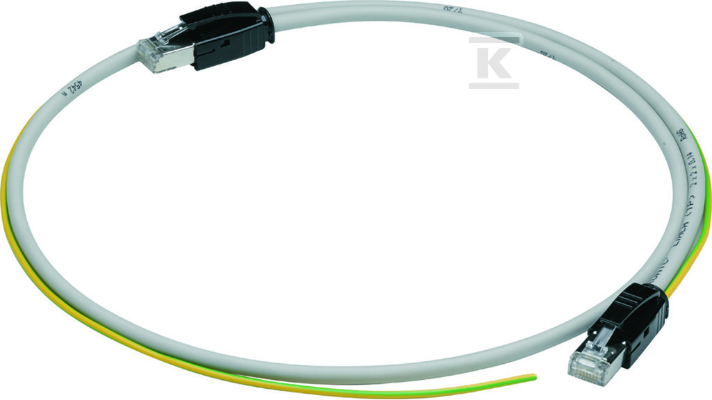 Kabel Modbus, 2 x RJ45 + uziemienie, 5m HTG474H
