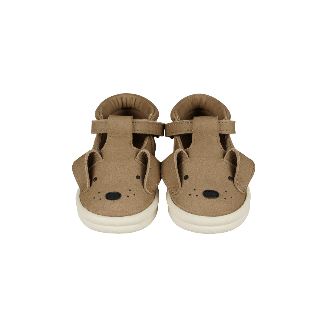 Skórzane buty dziecięce z motywem pieska Zazo Classic Shoes