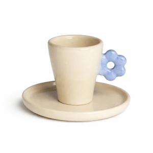 Zestaw filiżanka espresso 70 ml ze spodkiem Bloom