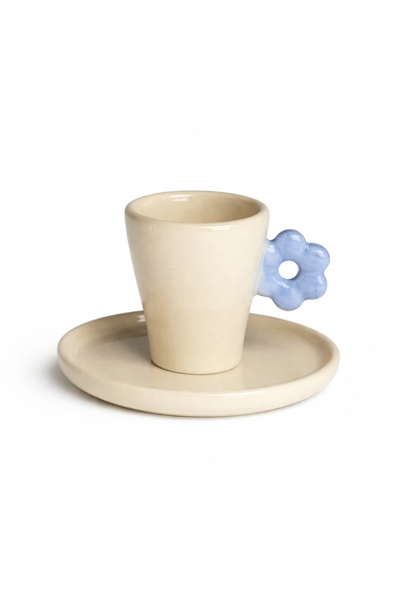 Zestaw filiżanka espresso 70 ml ze spodkiem Bloom